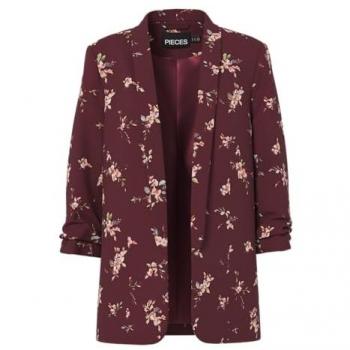 Pieces Blusenblazer PCBOSELLA Print Blazer für Damen