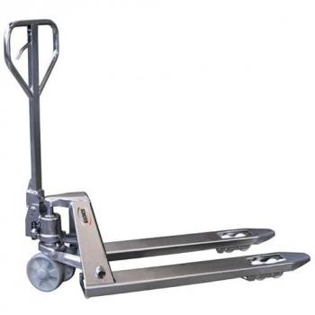 Schefer Edelstahl‑Gabelhubwagen ECO Professional 2500 kg, 800 mm