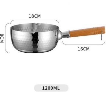 VandHome Wooden Handle Cooking Pan