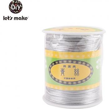 DIY Satin Nylon Cord 75m x 1mm 2 Pack