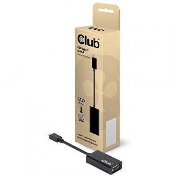 Adapter USB-C 3.1 => VGA *Club3D* aktiv