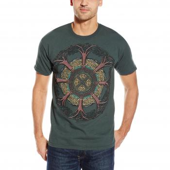 The Mountain Celtic Roots Herren T-Shirt, Grün, X-Large