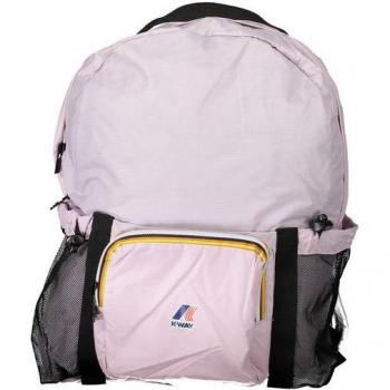 All‑Day Pink Polyamide Schoolbag – K‑Way Edition