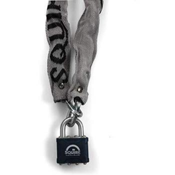 Squire 50mm Laminated Steel Padlock & 8mm Diameter 915mm Length Hardened Chain