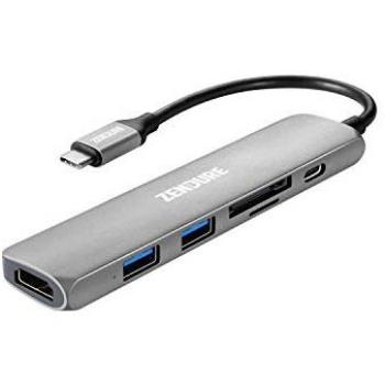 Zendure 49W USB-C Hub, Slim Design, Grau