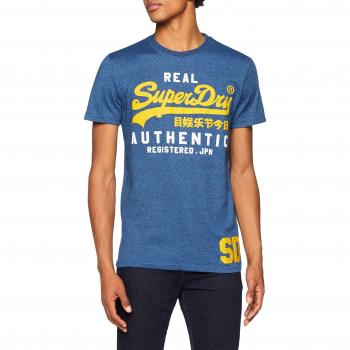 Superdry Tee Vintage Authentic Duo, Camiseta de Tirantes para Hombre, Azul