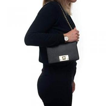 Borsa Mimì Tracolla Pelle Nera Semplice
