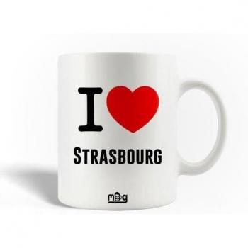 Mug de Ville « Strasbourg, je te chéris »
