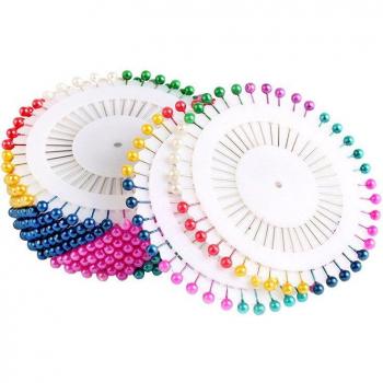 Assorted Color Pearl Head Sewing Pins