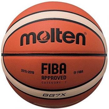 Molten Basketball Spielball, Größe 6, Orange-Elfenbein