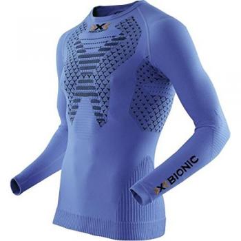 X‑Bionic Twyce Herrenlangarm-Laufschirt XL, 2018, französisches Blau/Schwarz