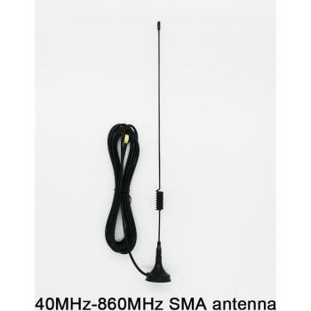 Antena SMA 40MHz-860MHz para dispositivos HackRF