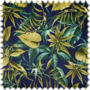 Heiro Wild Garden Velours Möbelstoff (Fleckschutz) – 138 cm