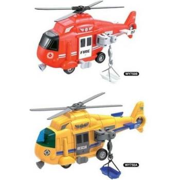 Dimasa Helicóptero De Rescate 1:16 Luz Y Sonido