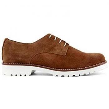 Made in Italy IL-CIELO Boot with Round Toe (Brown Suede, Size 7 US)