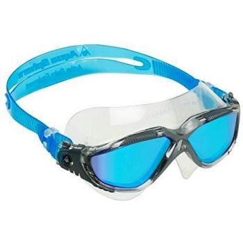 Maschera Aqua Sphere Vista per nuoto con lenti grigie e nere