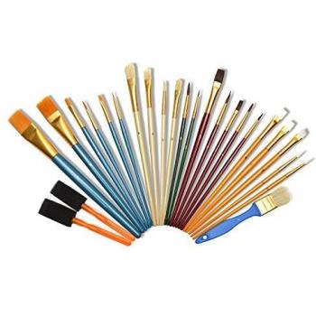 Artina Collection de 25 pinceaux pour peinture