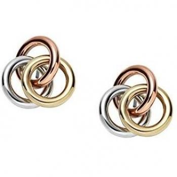 Fossil Joyas de Mujer: Pendientes Circulares