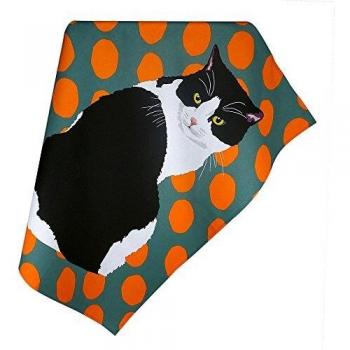 Elegant Feline Cotton Dish Towel