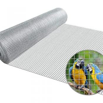 Maille Carrée Galvanisée pour Poules 19mm 0,5x10 m