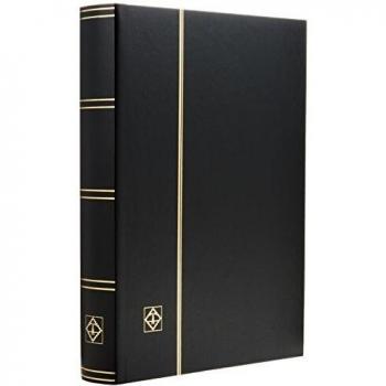 Standard Lighthouse Stockbook, 64 Black Pages, Black Cover