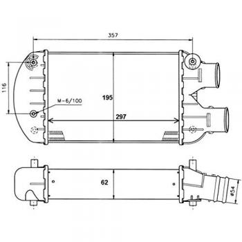 NRF Charger Intercooler 30122A