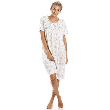 Camille Blue Classic Floral Dot Jersey Sleepwear Size 14-16