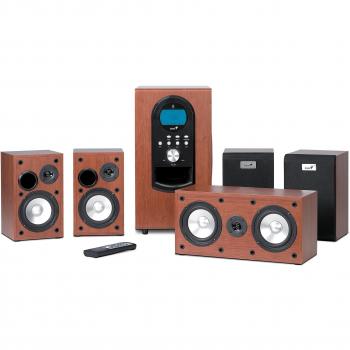 Genius 5.1 SW‑HF5.1 6000 – Enceintes PC/MP3, 20 W RMS, télécommande