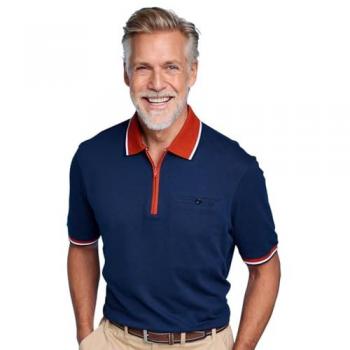 2‑Pack Zip‑Neck Piqué Polo Collection