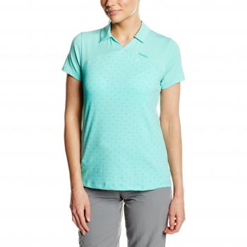 Odlo Damen Shift Polo Shirt mit Farbverlauf, Cockatoo, S