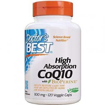 CoQ10 con Bioperine 100 mg 120 Vcaps de Doctor's Best