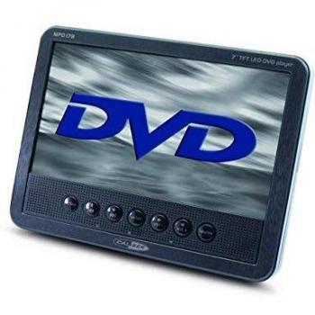 Portable MPD178 7 DVD Player + Headrest Mount