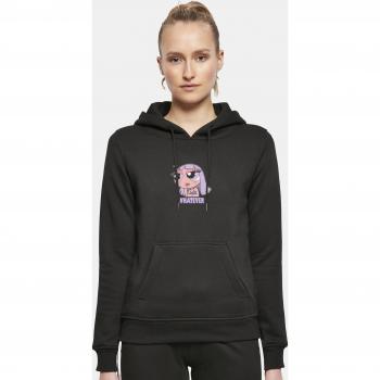 Miss Tee Forever Whatever Hoodie Damen Schwarz