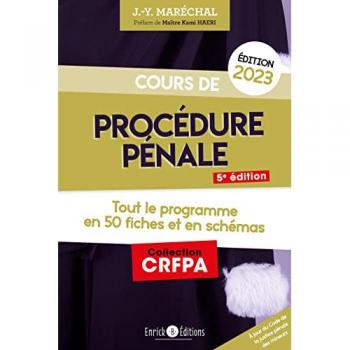 Cours de procédure pénale 2023