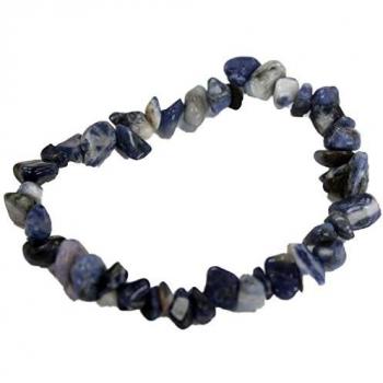 Sodalite Stone Chip Bracelet