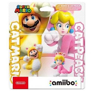Amiibo Mario Gatto e Peach Gatto