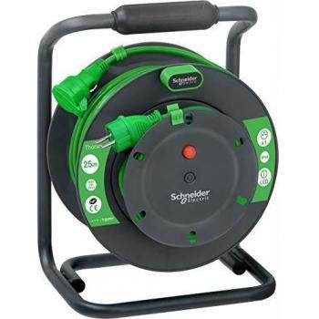 Prolongateur bricolage Schneider Electric 25m HO5VVF 3G 1,5mm² IP44
