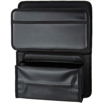 Napolex Fizz‑1108 Car Seat Back Organizer – Antibacterial, Deodorizing, Carbon Fiber