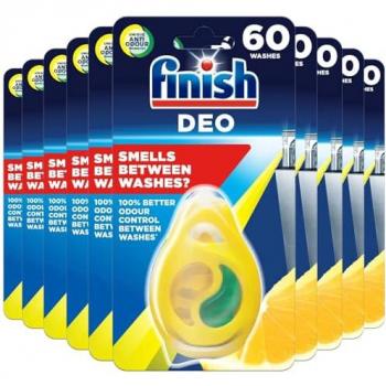 Finish Dishwasher Freshener, Lemon – 10 Piece Set
