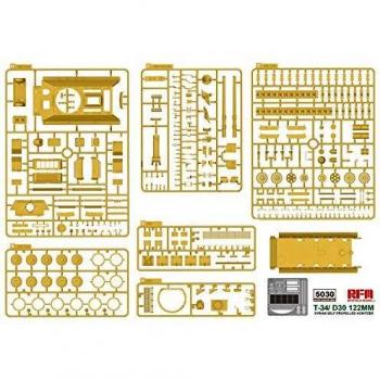 Howïtzer Autopropulseur T‑34 / D‑30 122 Mm – Modèle Fougère Rye Field (Scale 1:35)