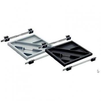 HETTICH SYSTEMA TOP 2000 Schreibmaterial-Auszug, mit Soft-Close, schwarz