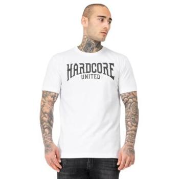 T-shirt Hardcore United Basique Coupe Droite Blanc XL