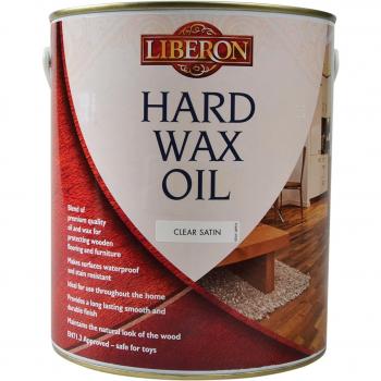 Liberon Hard Wax Oil 2.5 Litre Clear Satin