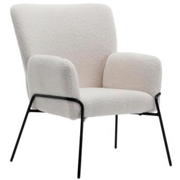 Chaise Longue Contemporaine Freia Blanc