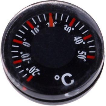 Thermomètre numérique circulaire en plastique 27mm