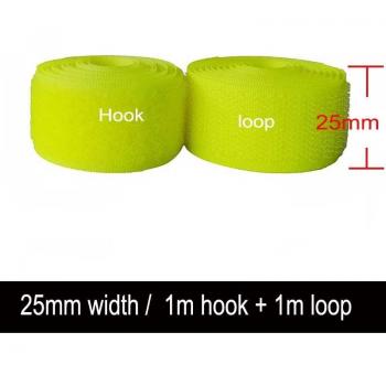 Fluorescent Yellow No Adhesive Velcro Tape (2-10cm Width)