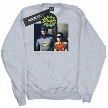 Herren-Sweatshirt „Batman TV-Serie“ mit Duo-Foto L weiß