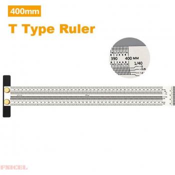Outil de dessin de lignes T 180‑400 mm – Règle de Tracé pour Bois