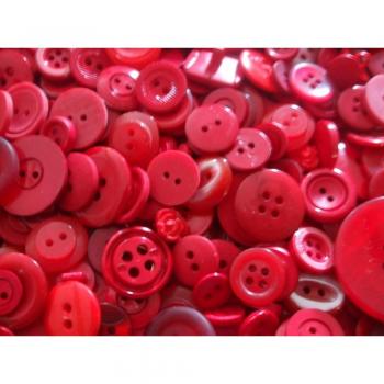 Vibrant Red Button Set – 50 g