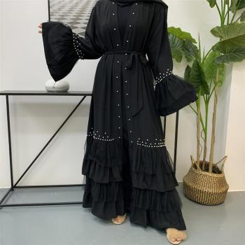 Kimono de Malla Nidha para Vestimenta Modesta Femenina